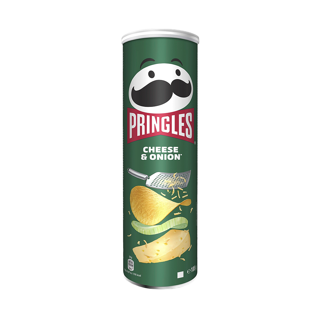 19 185g Ds Pringles Cheese & Onion 
