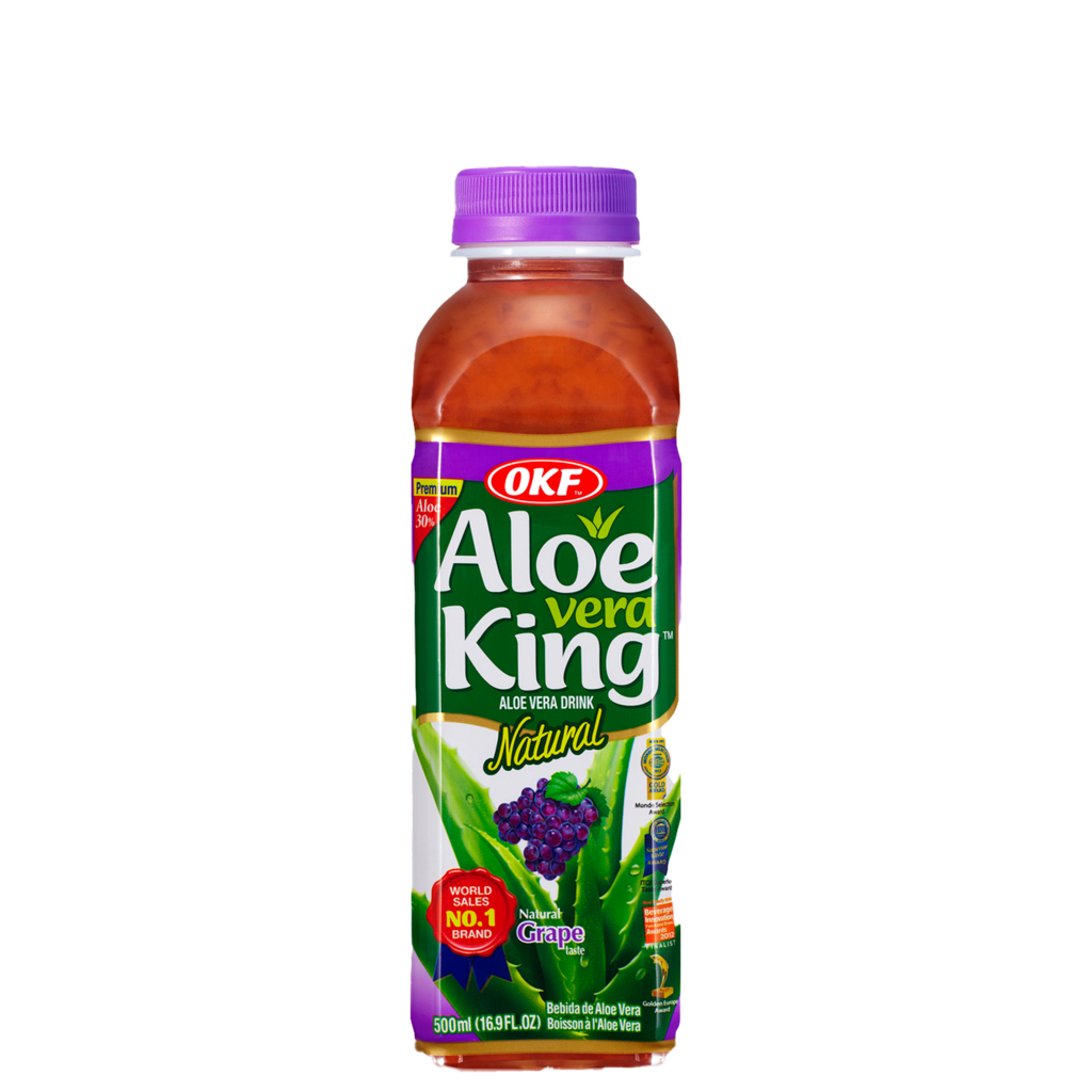 20 0.50l Fl OKF Aloe Vera Drink Weintraube PET 