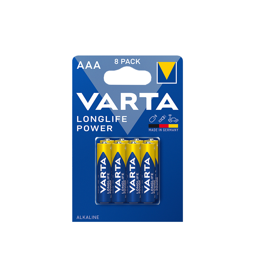 10 8St Pg Varta Longlife Power AAA Micro 