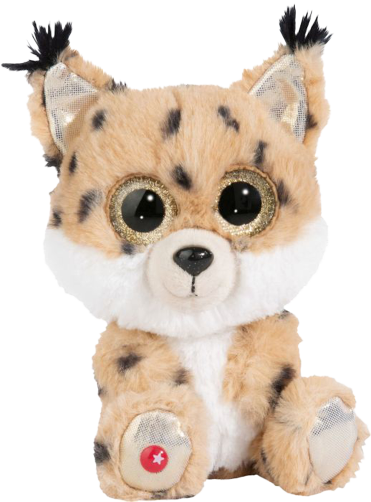 1 1St Pg Plüsch, GLUBSCHIS Kuscheltier Luchs Lenzo 