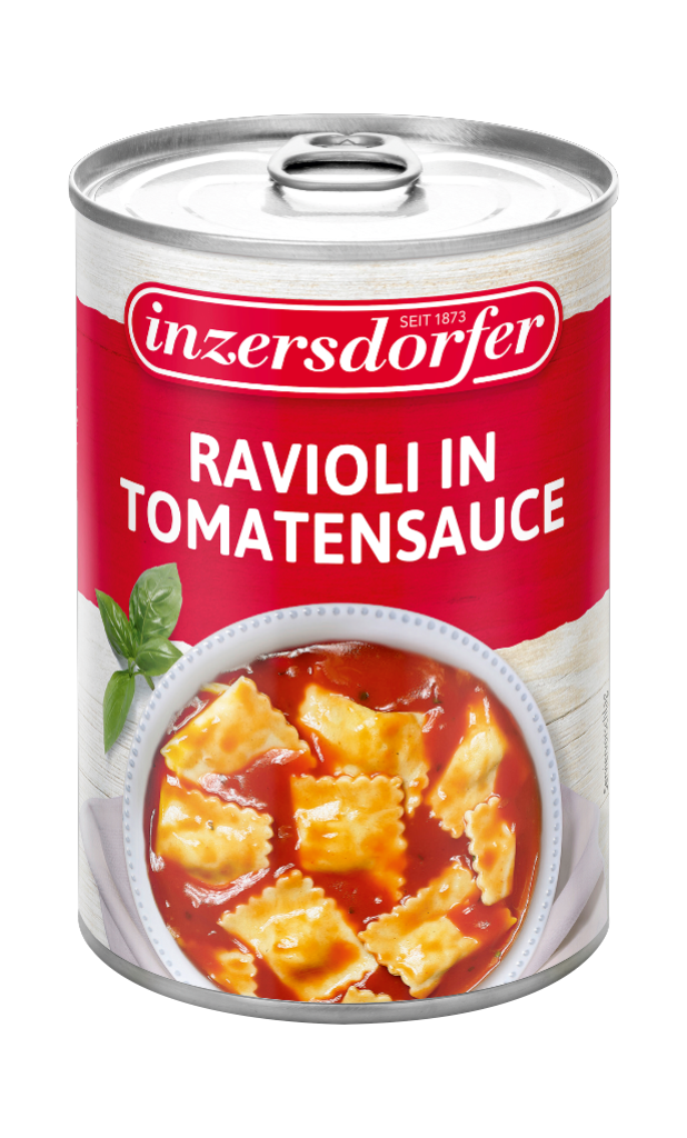 6 400gr Ds Inzersdorfer Ravioli in Tomatensauce 