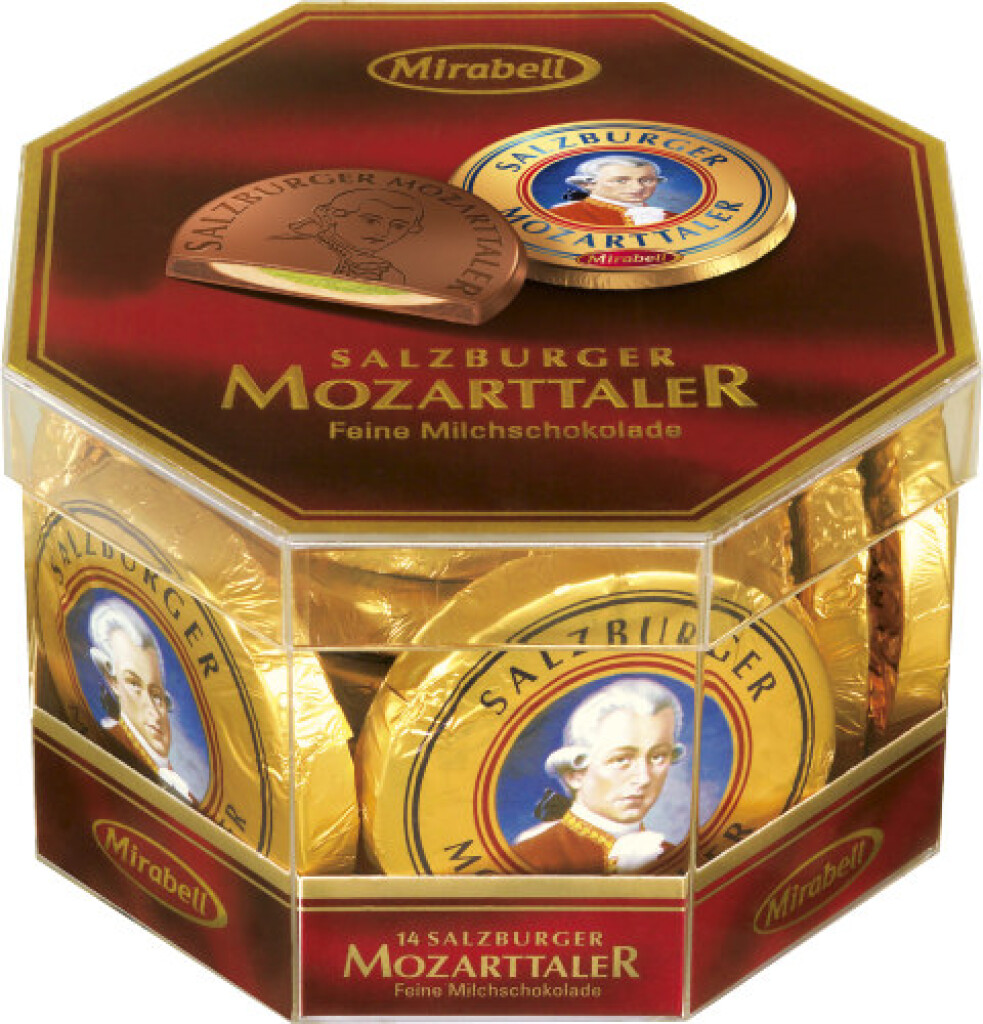 8 260gr Ds Mirabell Mozarttaler Klarsichtbox 