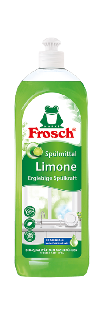10 750ml Fl Frosch Spülmittel Limone 