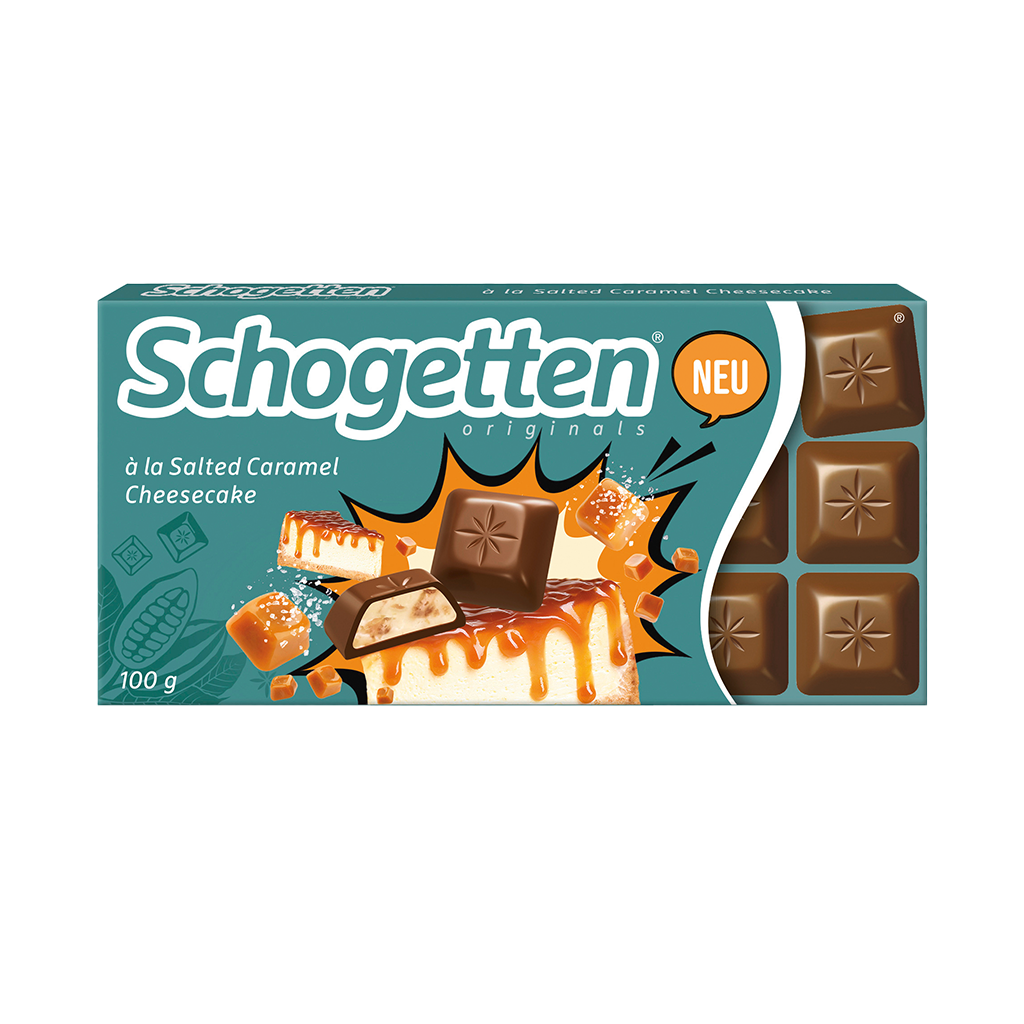 15 100g Ta Schogetten Salted Caramel Cheesecake 