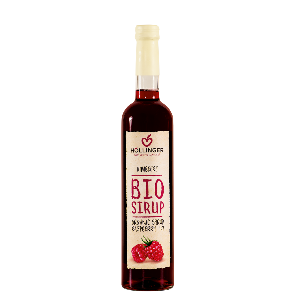 1 0.50l Fl Höllinger BIO Himbeer Sirup 