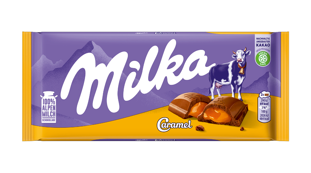 17 100g Ta Milka Caramel 