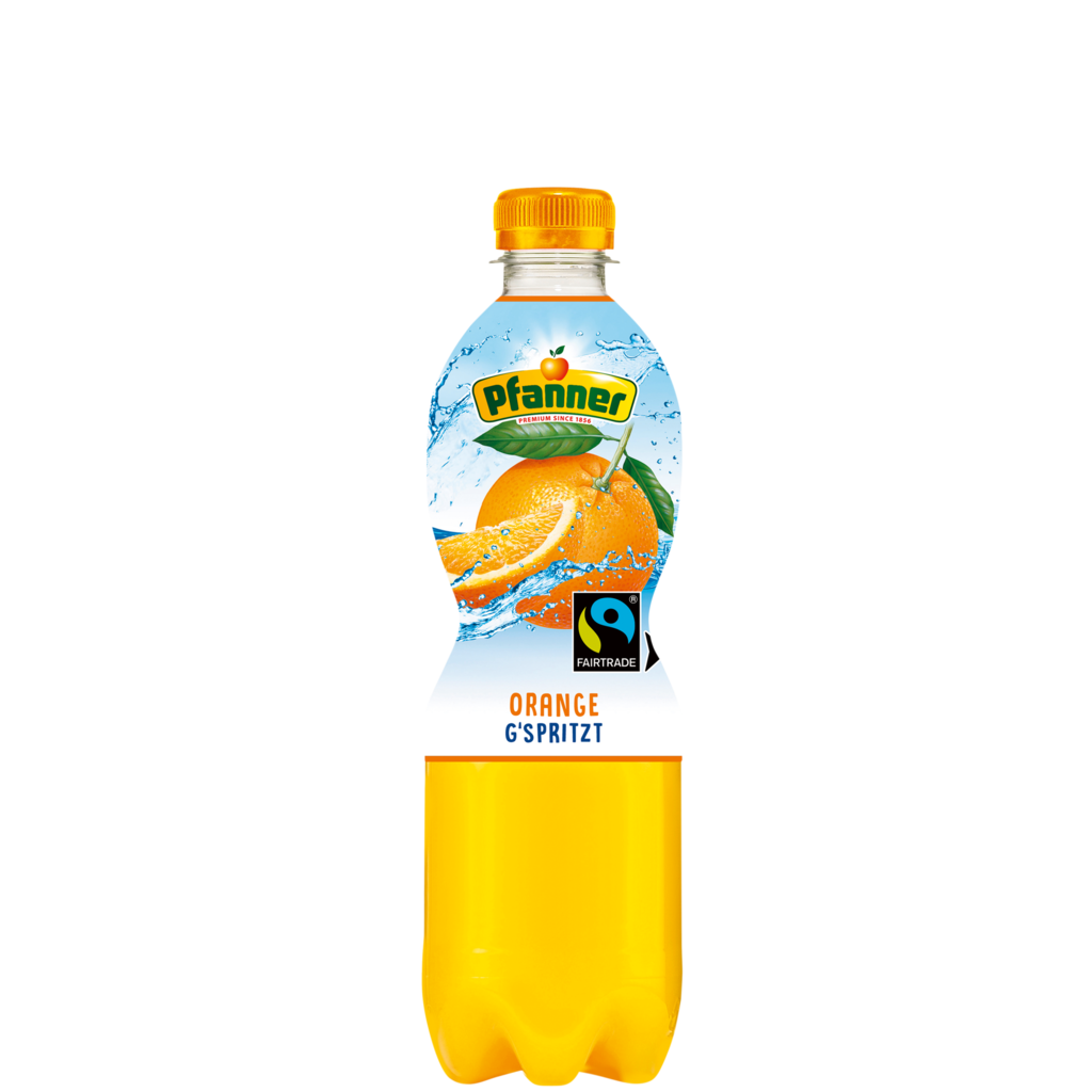 12 0.50l Fl Pfanner Orange gespritzt 