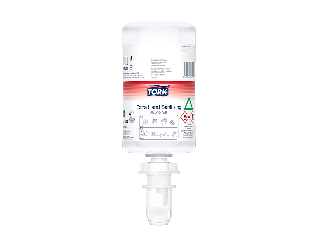 6 1.00l Pg Tork Extra Händedesinfektion 424205 