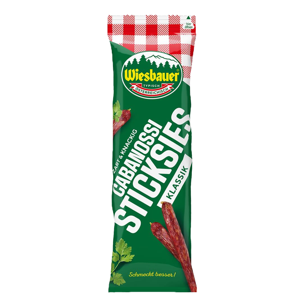 5 80g Pg Wiesbauer Cabanossi Sticksies Klassik 