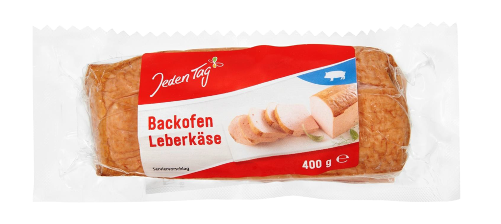 5 400g Pg Jeden Tag Leberkäse vac 