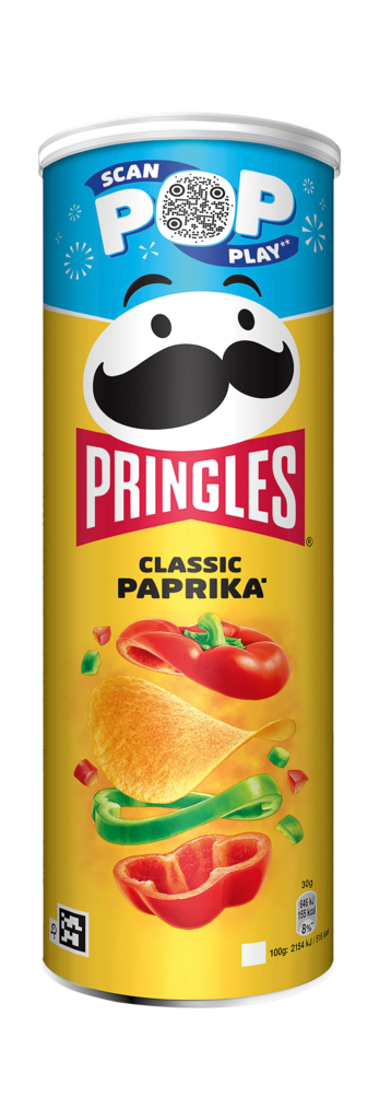 19 165grDs Pringles Paprika 