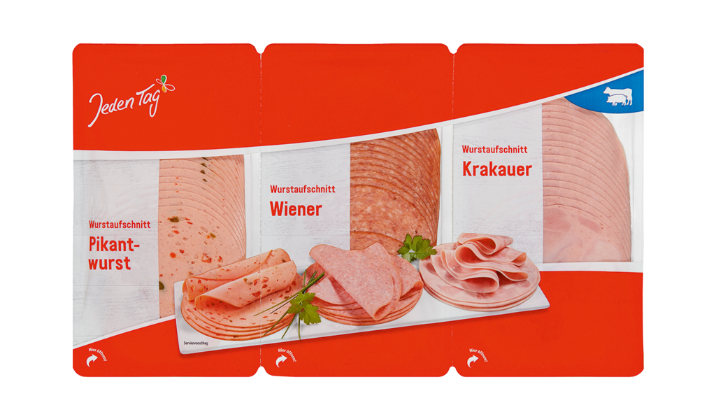 5 450gr Pg Jeden Tag Wurstaufschnitt 