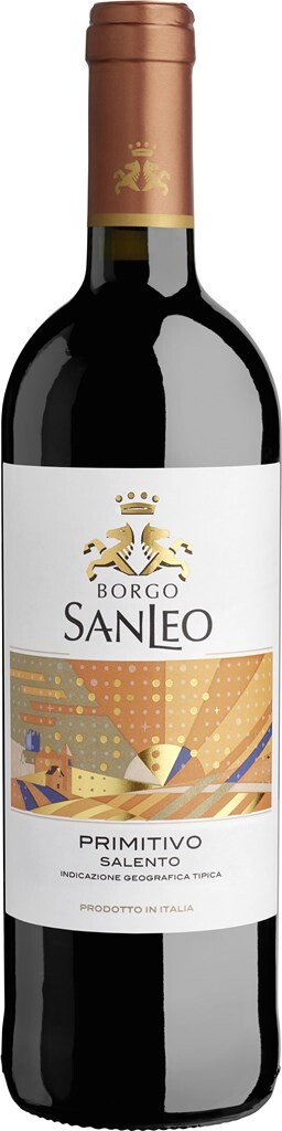 6 0.75l Fl Borgo San Leo Salento Primitivo 