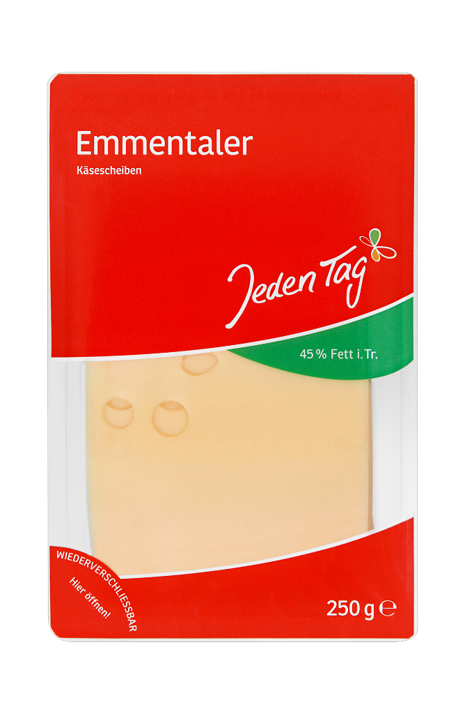 14 250g Pg Jeden Tag Emmentaler Scheiben 