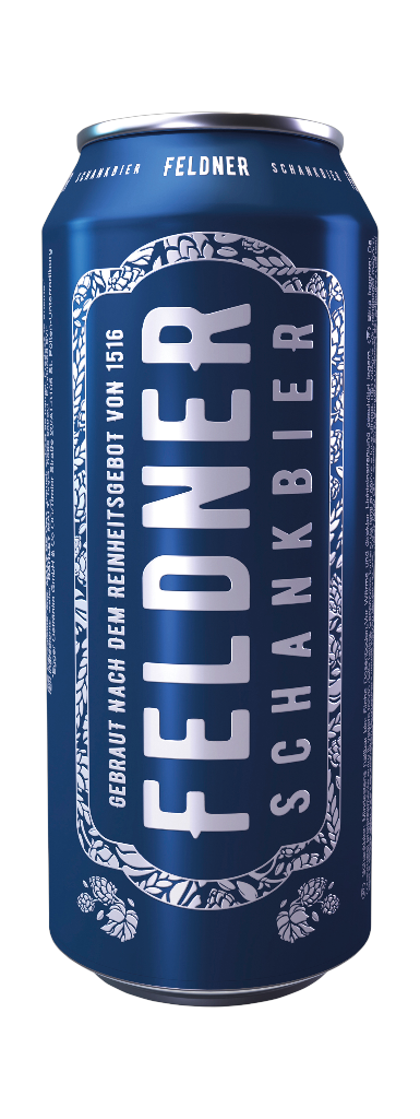 24 0.50l Ds Feldner Schankbier Dose 