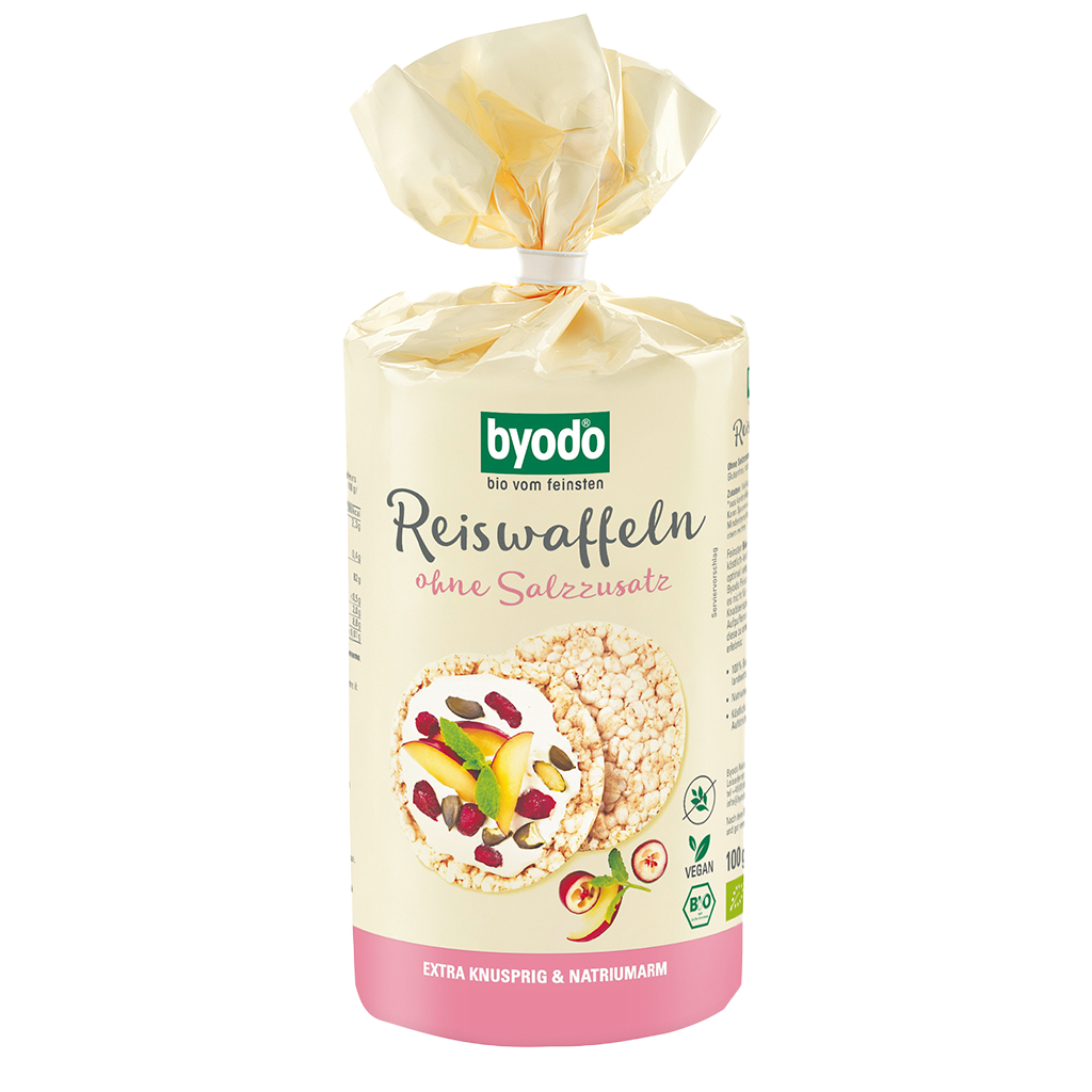 12 100g Pg Byodo Reiswaffeln ohne Salz 