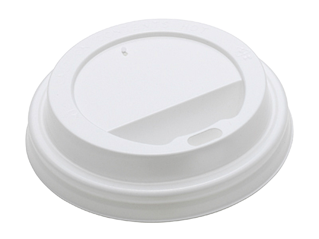 10 100St Pg Deckel weiß 0.2l Ø8cm 