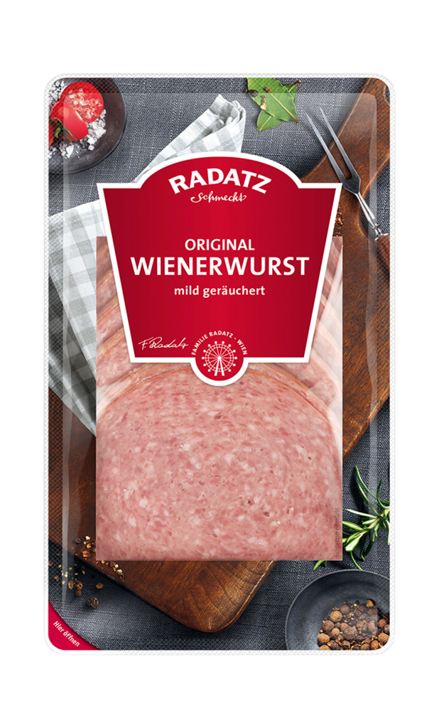 1 400g Pg Radatz Wiener geschnitten  