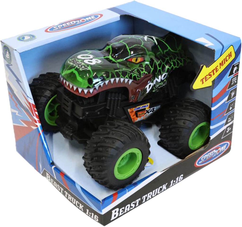 1 1St Pg Speedzone D/C Beast Truck, Licht & Sound, Friktion 