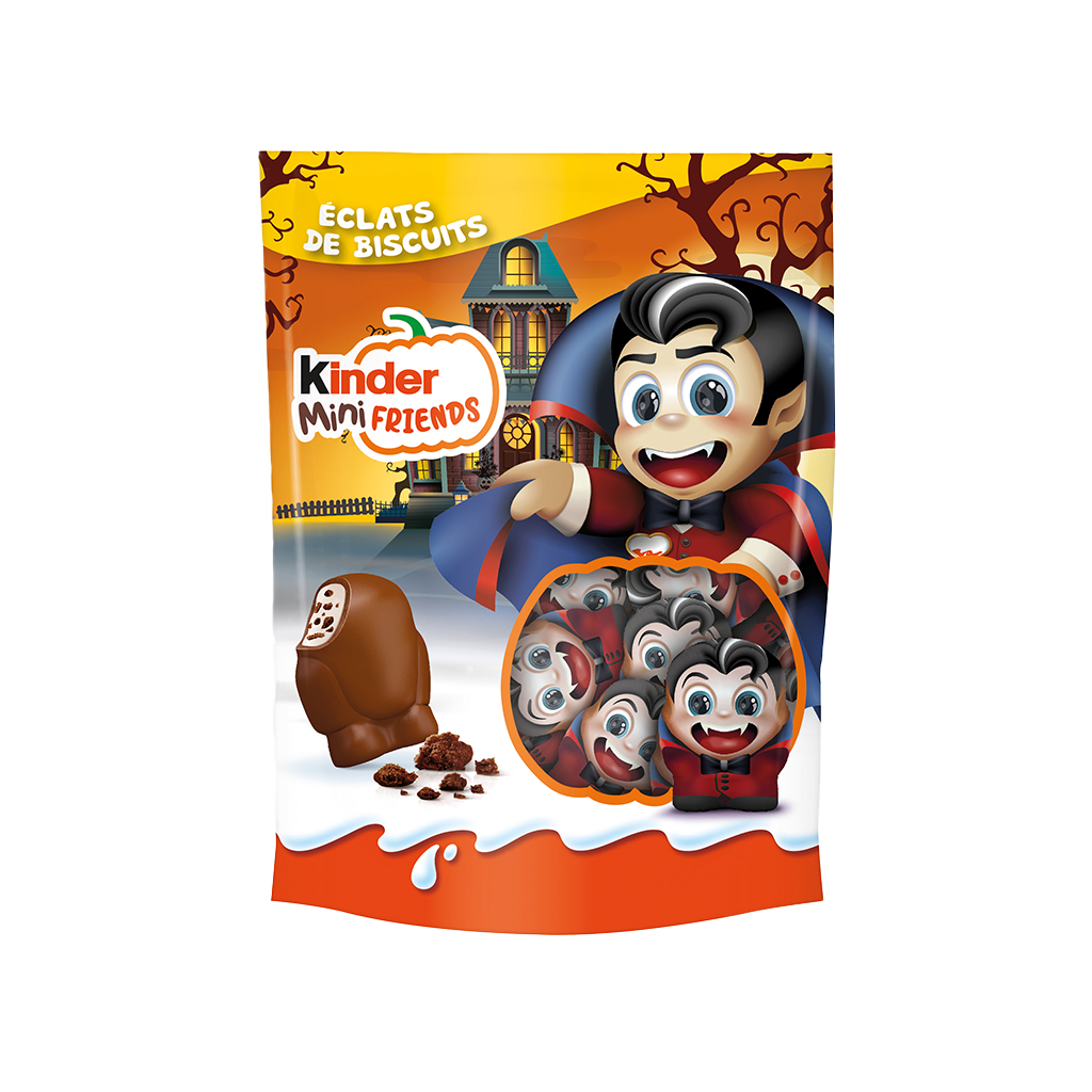 26 122g Pg Ferrero Kinder Mini Friends Halloween crunchy biscuit 