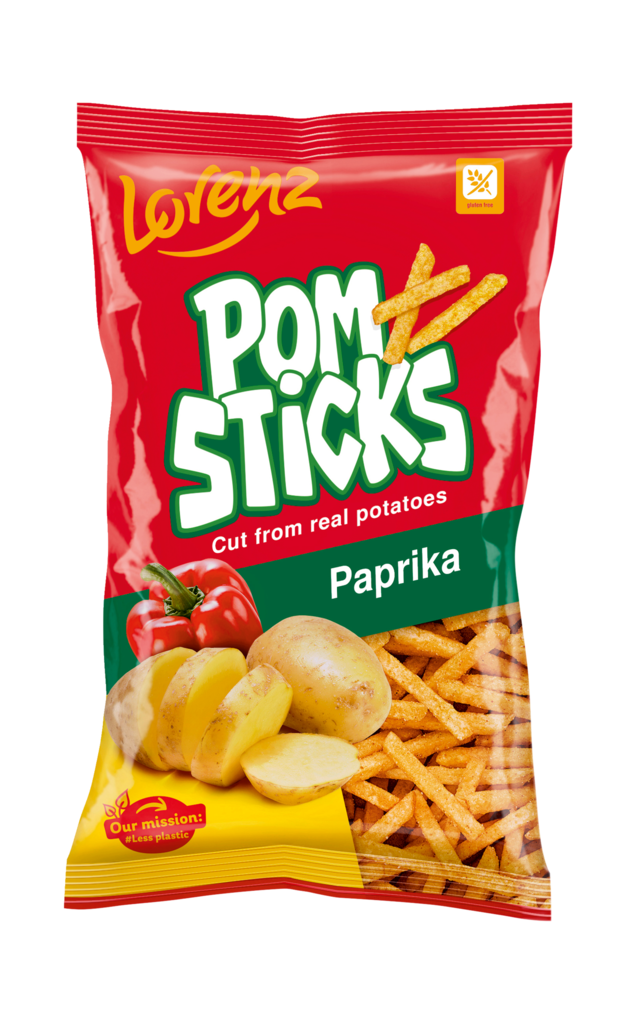 12 100gr Bt Lorenz Pomsticks Paprika 