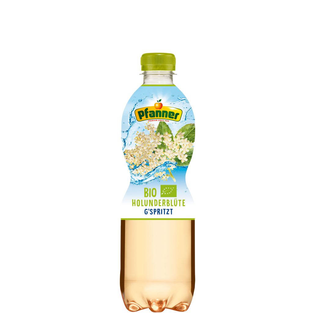 12 0.50l Fl Pfanner Bio Holunderblüte gespritzt PET EWP 