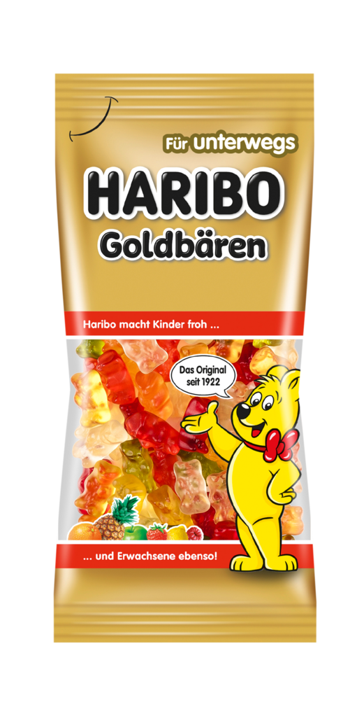 12 75g Bt Haribo Goldbären Taschenpackung 