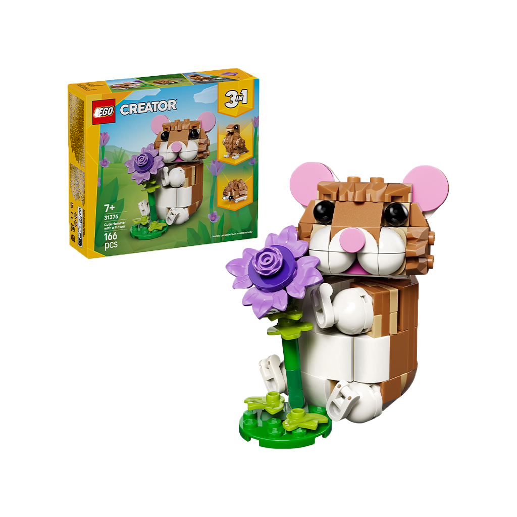 1 1St Pg Lego Creator niedlicher Hamster mit Blume 