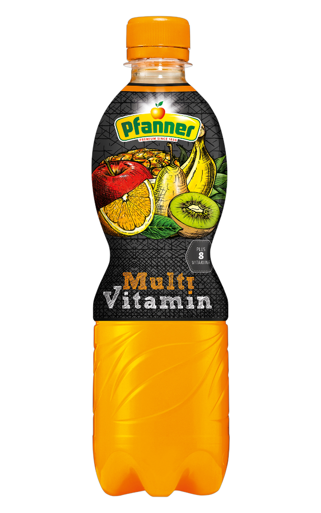 12 0.50l Fl Pfanner Multivitamin Mehrfrucht PET 
