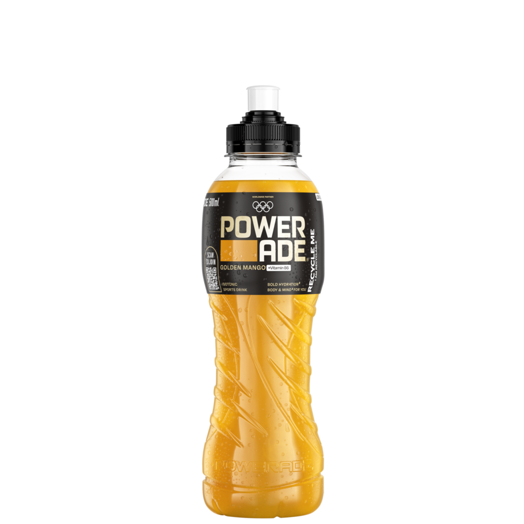 12 0.50l Fl Powerade Golden Mango PET  EWP 