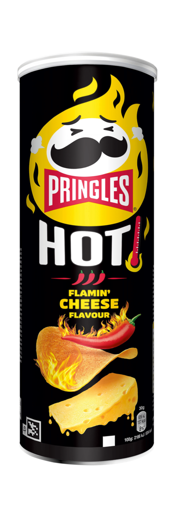 19 160gDs Pringles Hot Flaming Cheese 
