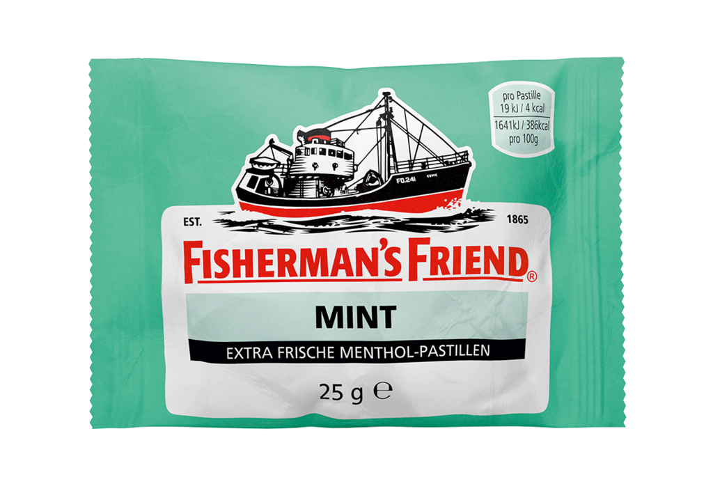 24 25g Ro Fishermans Friend Pastillen Mint 