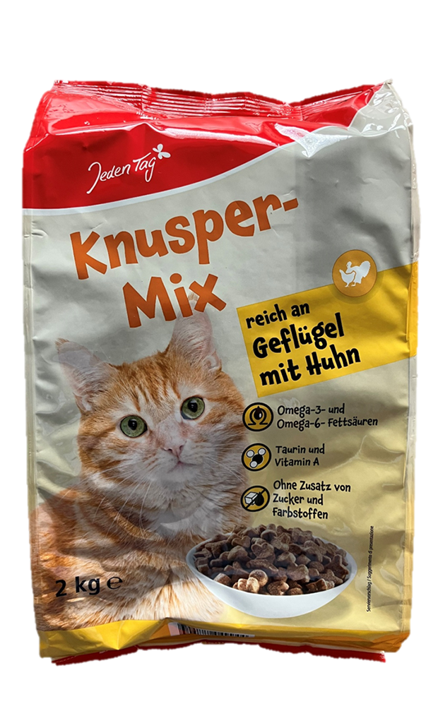 4 2.00kg Pg Jeden Tag Katzen Knuspermix reich an Geflügel 
