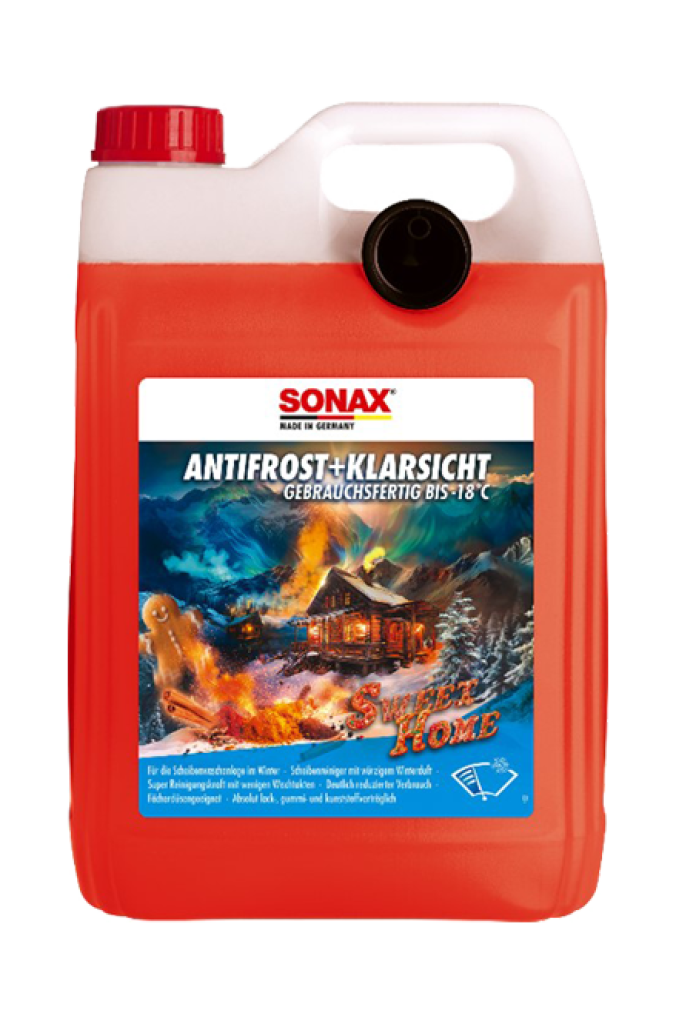 4 5.00l Ka Sonax Scheibenfrostschutz AntiFrost + KlarSicht gebrauchsfertig bis - 18° C Sweet Home 