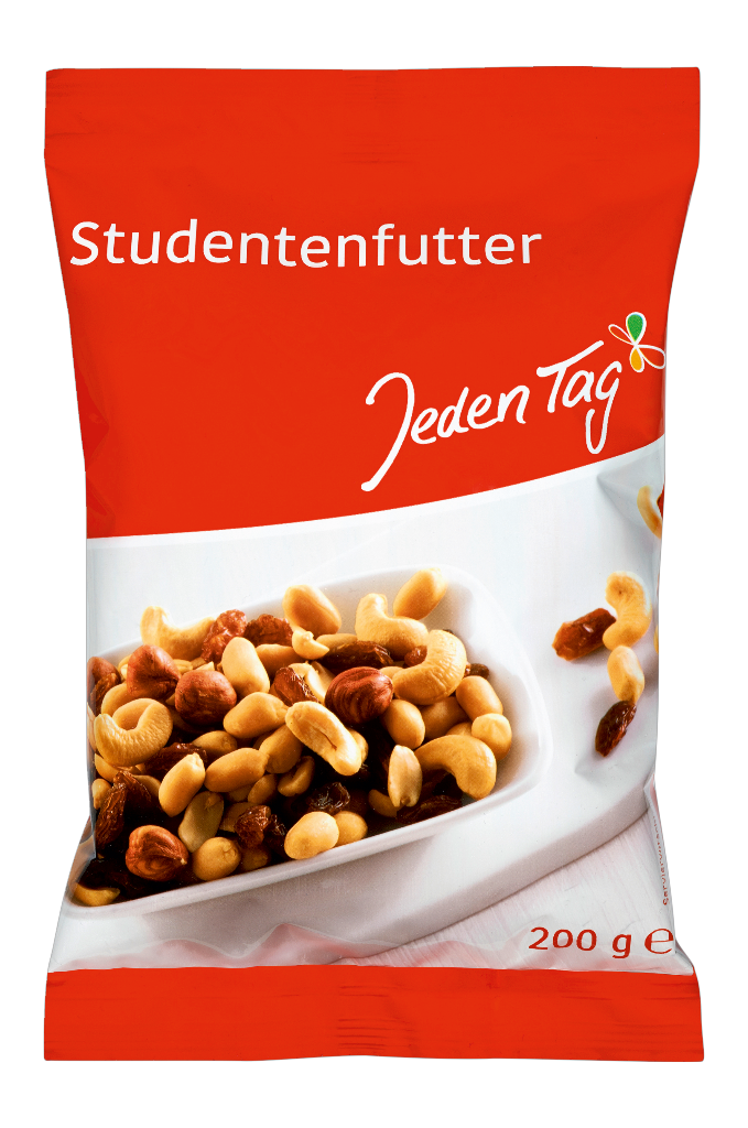 30 200grBt Jeden Tag Studentenfutter 