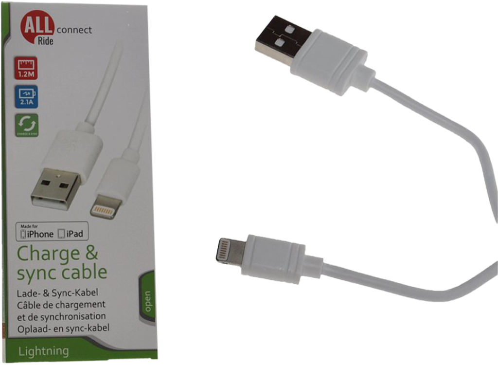 1 1St Pg AR Connect Ladekabel Lightning 