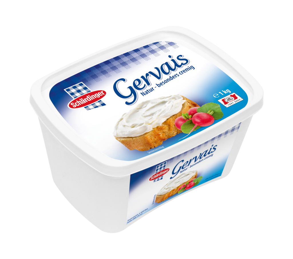 3 1kg Pg Schärdinger Gervais Frischkäse Natur 