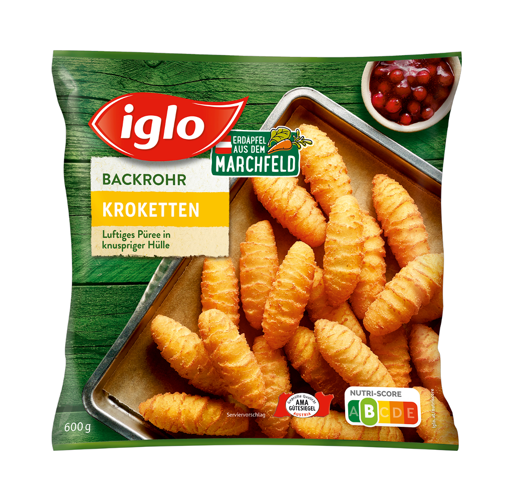 14 600gr Pg TKK Iglo Kroketten Backrohr 