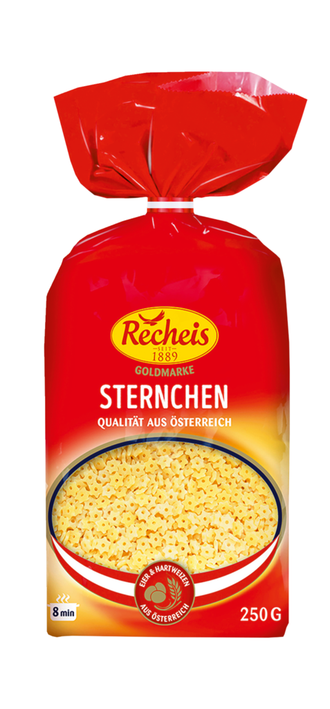 10 250g Pg Recheis Goldmarke Sternchen 