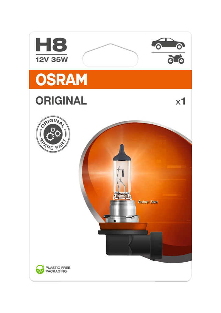 10 1 St Pg Osram H8 12V 