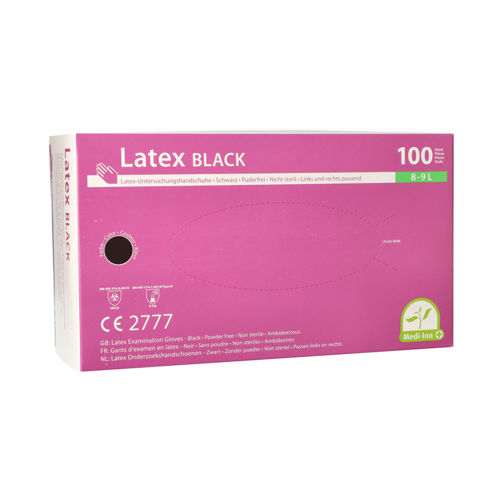 1 100St Pg Einmal Handschuhe Latex L (10) 
