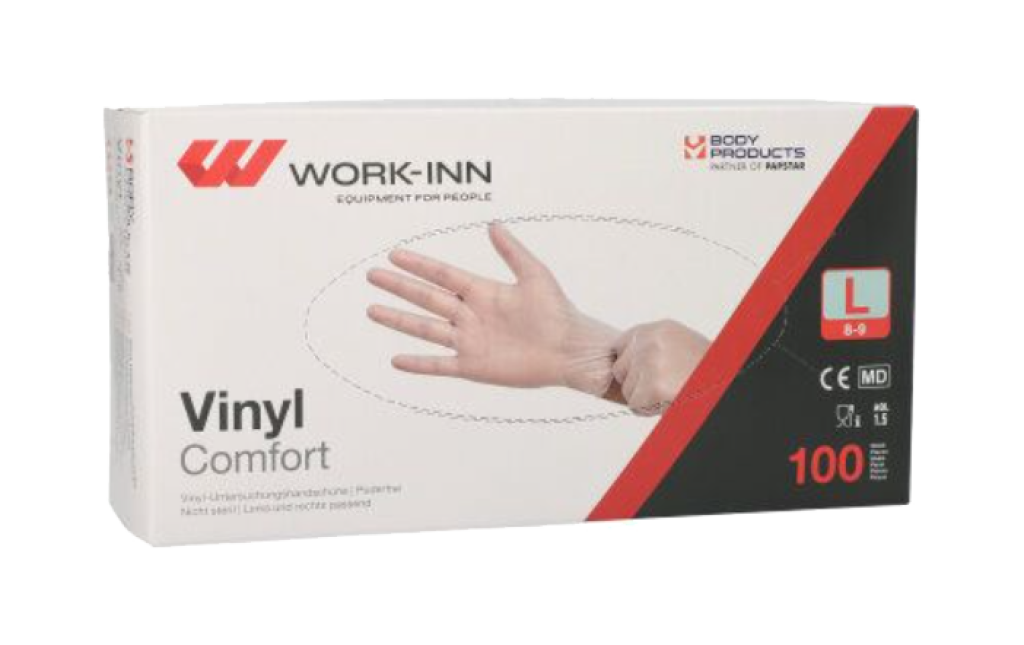 1 100St Pg Vinylhandschuhe ungepudert Größe L 