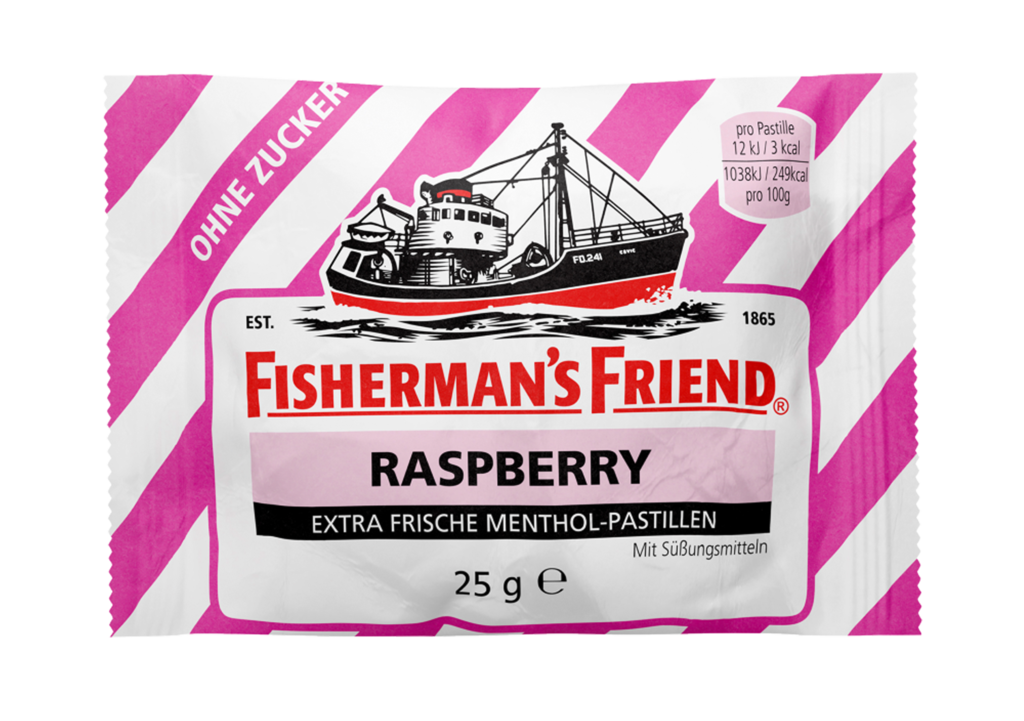 24 25g Ro Fishermans Friend Himbeere  