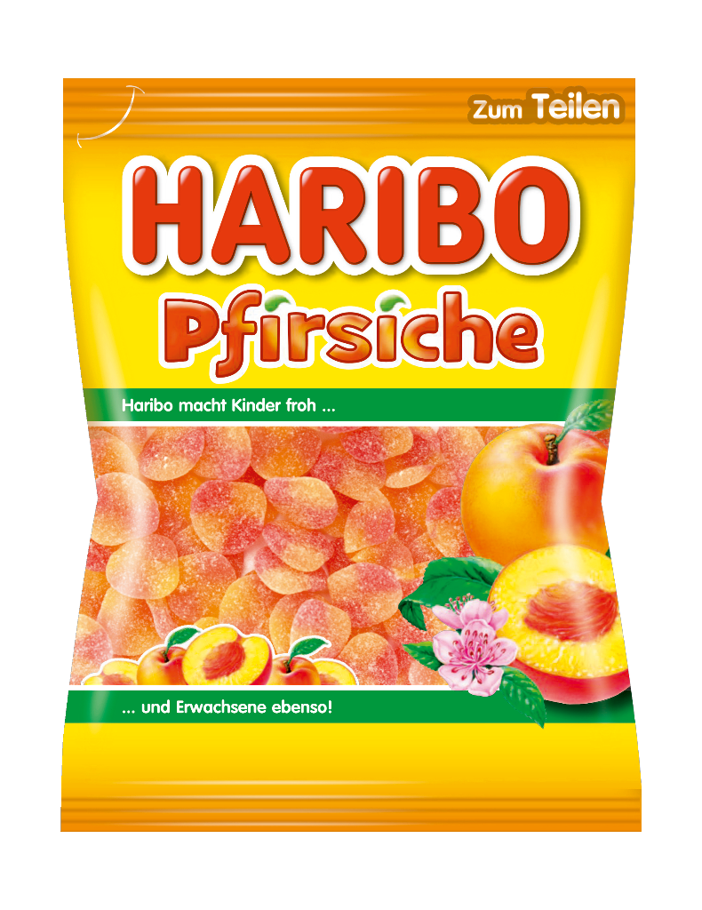 22 175g Bt Haribo Pfirsich  