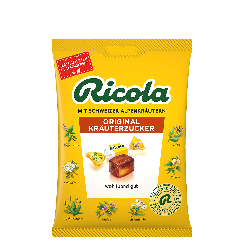 16 75g Bt Ricola Original Kräuterzucker 