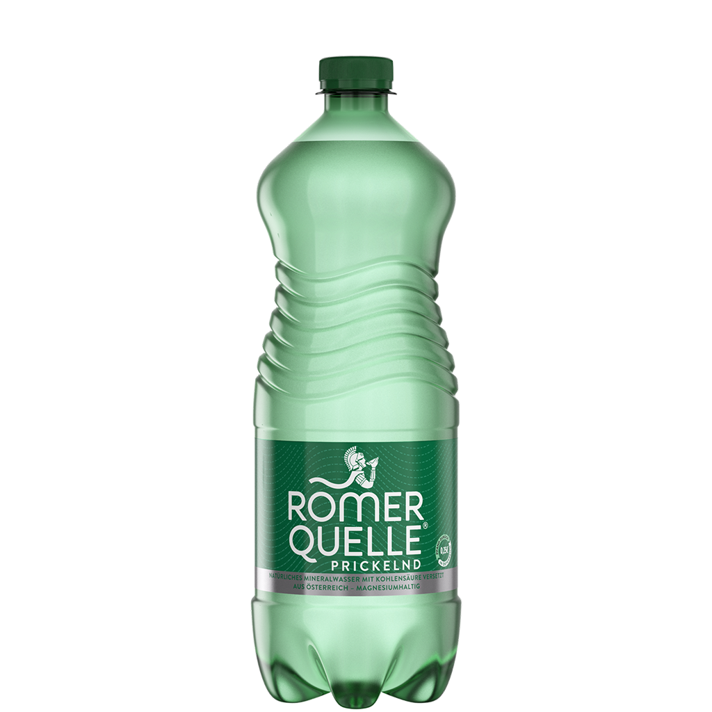 6 1.00l Fl Römerquelle prickelnd PET EWP 
