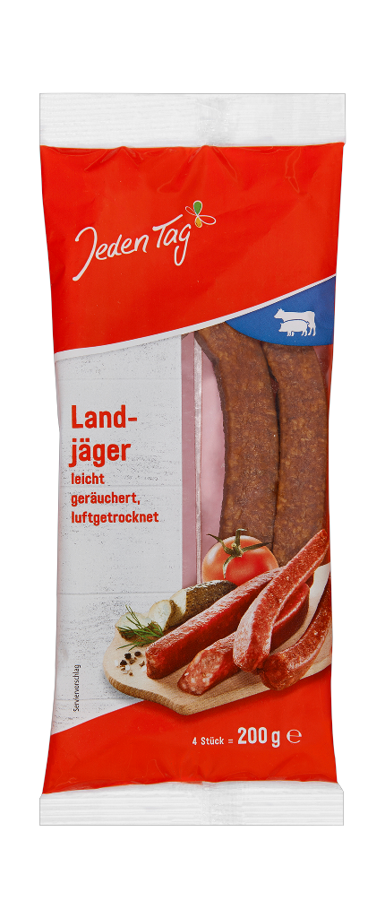 10 200g Bt Jeden Tag Landjäger (10) 