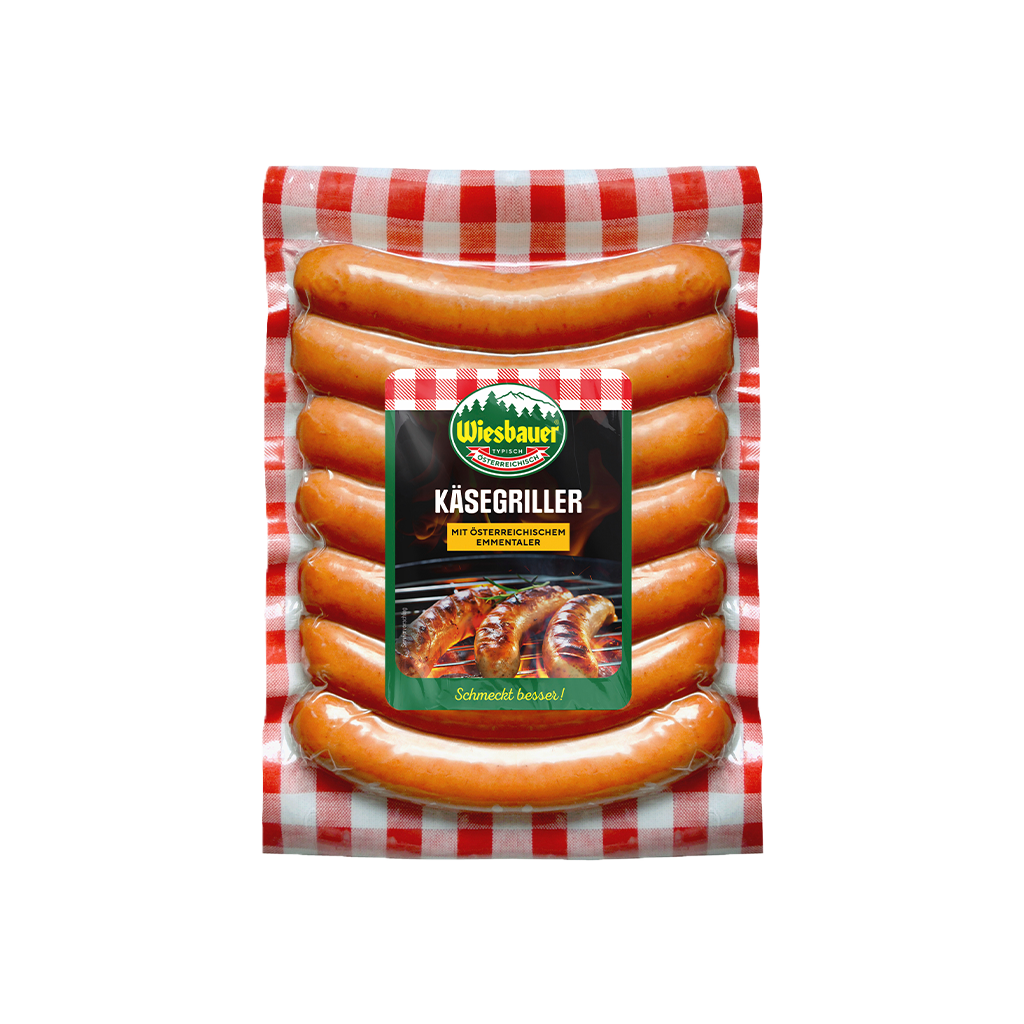 1 300g Pg Wiesbauer Käsekrainer 