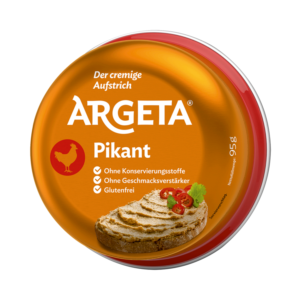14 95g Pg Argeta Hühneraufstrich Pikant 