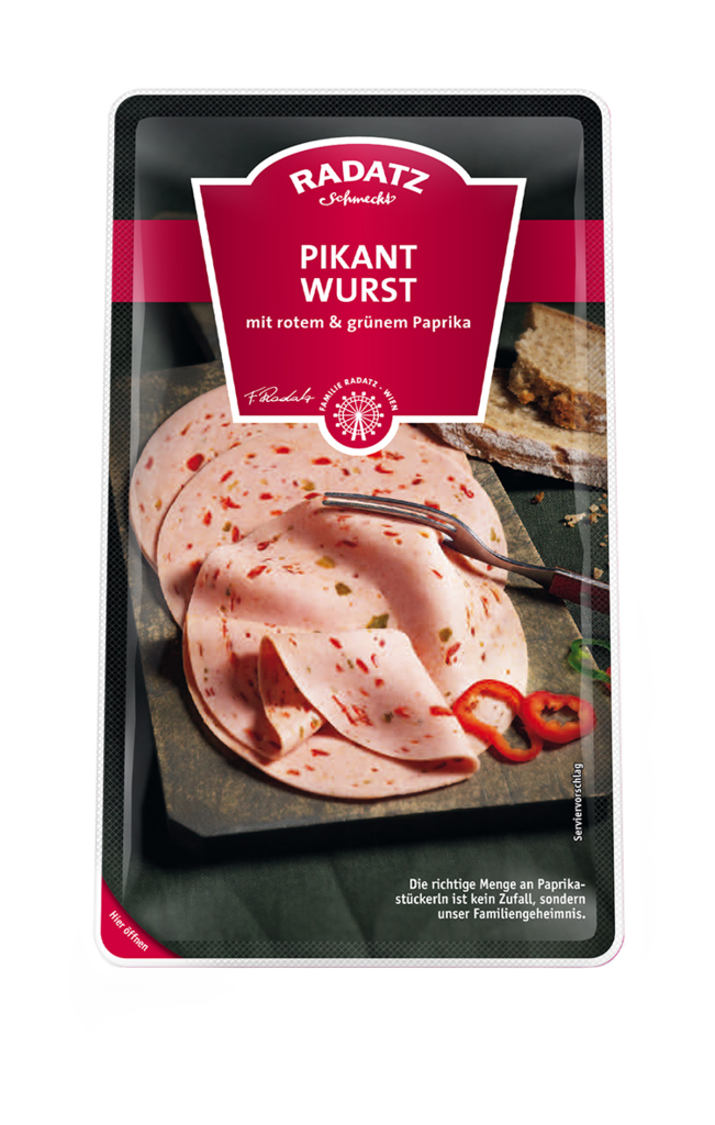 5 150g Pg Radatz Pikantwurst geschnitten 